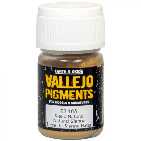 Краска Vallejo Pigments: Natural Sienna 73.105 (35 мл)