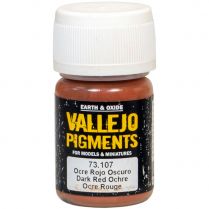 Краска Vallejo Pigments: Dark Red Ochre 73.107 (35 мл)