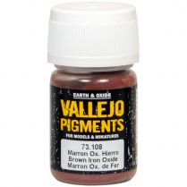 Краска Vallejo Pigments: Brown Iron Oxide 73.108 (35 мл)