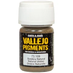 Краска Vallejo Pigments: Natural Umber 73.109 (35 мл)