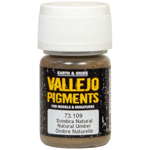Краска Vallejo Pigments: Natural Umber 73.109 (35 мл)