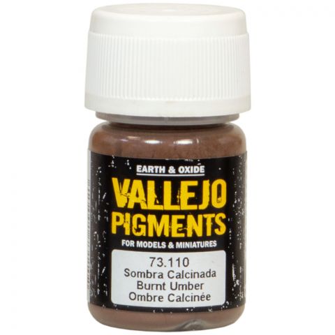 Краска Vallejo Pigments: Burnt Umber 73.110 (35 мл)