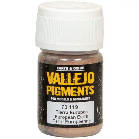 Краска Vallejo Pigments: European Earth 73.119 (35 мл)