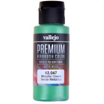 Краска Vallejo Premium Airbrush Color: Metallic Green 62.047 (60 мл)