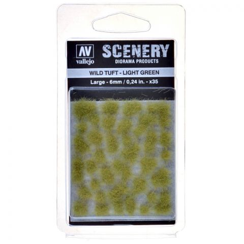 Vallejo Scenery: Wild Tuft (Light Green) (6 мм)