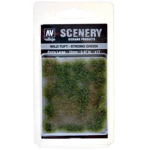 Vallejo Scenery: Wild Tuft (Strong Green) (12 мм)