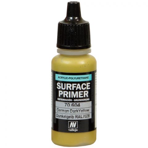 Краска Vallejo Surface Primer: German Dark Yellow 70.604