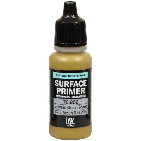Краска Vallejo Surface Primer: German Green Brown 70.606