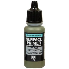 Краска Vallejo Surface Primer: USA Olive Drab 70.608