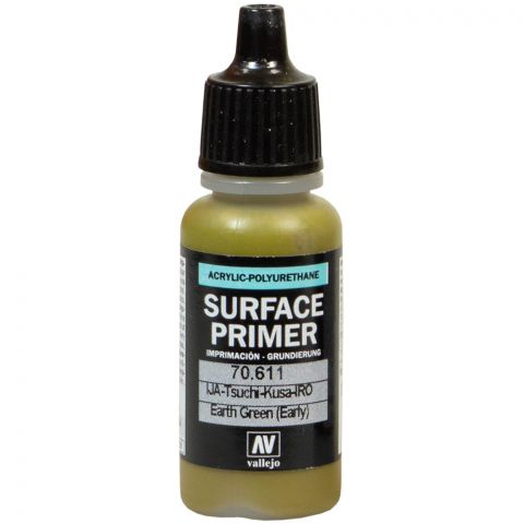 Краска Vallejo Surface Primer: Earth Green 70.611
