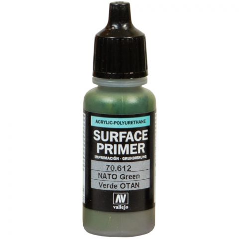 Краска Vallejo Surface Primer: NATO Green 70.612