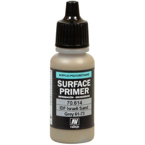 Краска Vallejo Surface Primer: IDF Israeli Sand Grey 70.614