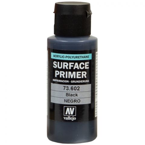 Краска Vallejo Surface Primer: Black 73.602 (60 мл)