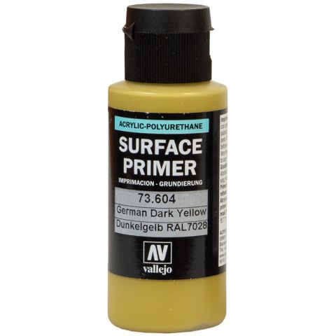Краска Vallejo Surface Primer: German Dark Yellow 73.604 (60 мл)