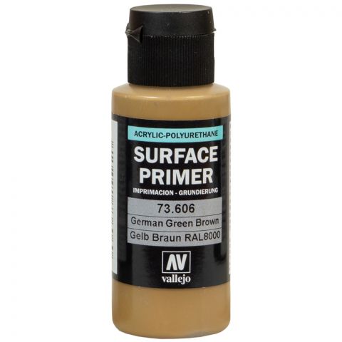 Краска Vallejo Surface Primer: German Green Brown 73.606 (60 мл)