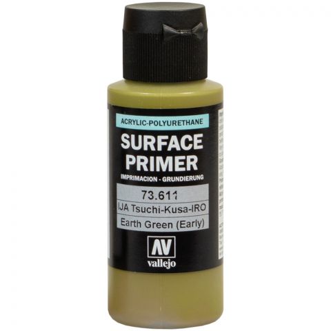 Краска Vallejo Surface Primer: Earth Green 73.611 (60 мл)