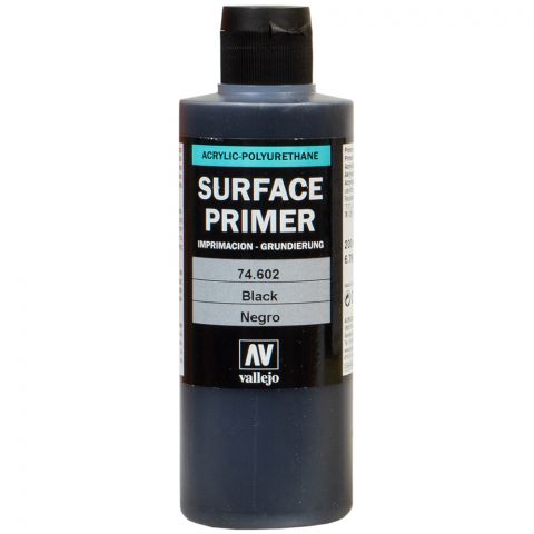 Краска Vallejo Surface Primer: Black 74.602 (200 мл)