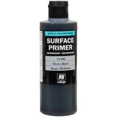 Краска Vallejo Surface Primer: Gloss Black 74.660 (200 мл)