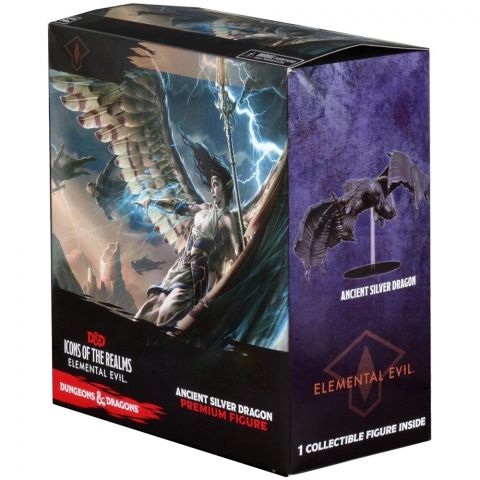 D&D Icons of the Realms Miniatures: Ancient Silver Dragon
