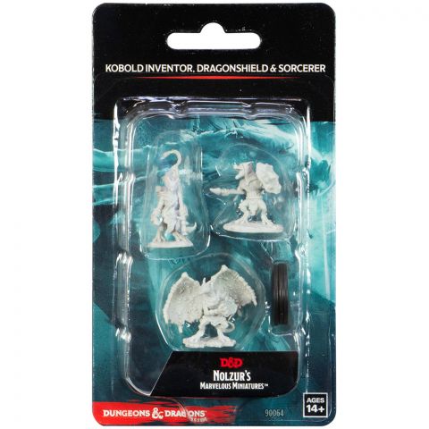D&D Nolzur's Marvelous Miniatures: Kobold Inventor, Dragonshield and Sorcerer