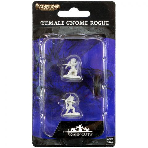 Pathfinder Battles Deep Cuts: Female Gnome Rogue