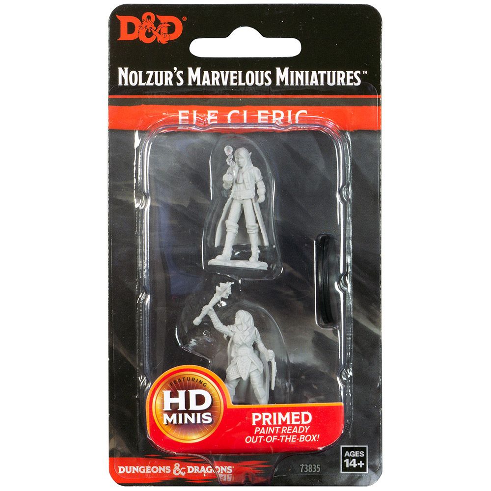 

Миниатюра WizKids, D&D Nolzur's Marvelous Miniatures: Elf Cleric (женщина)