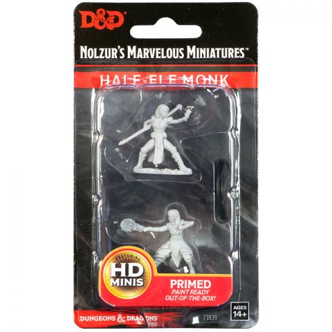 D&D Nolzur's Marvelous Miniatures: Half-Elf Monk (женщина)