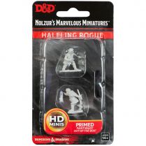 D&D Nolzur's Marvelous Miniatures: Halfling Rogue (мужчина, с фонарём и жезлом)