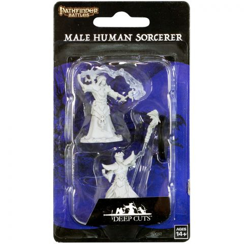 Pathfinder Battles Deep Cuts: Male Human Sorcerer