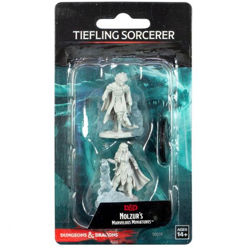 D&D Nolzur's Marvelous Miniatures: Tiefling Sorcerer (женщина)