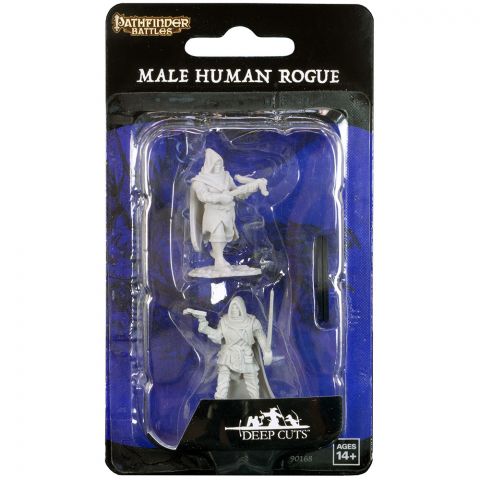 Pathfinder Battles Deep Cuts: Male Human Rogue