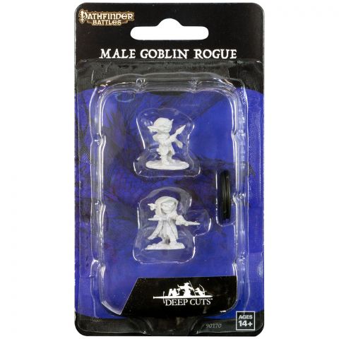 Pathfinder Battles Deep Cuts: Male Rogue Goblin