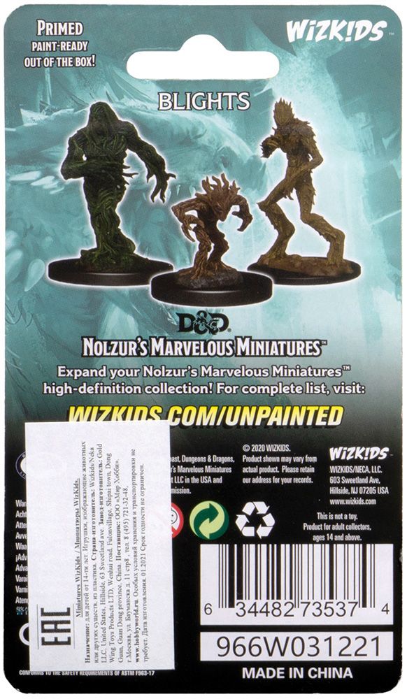 Миниатюра WizKids D&D Nolzur's Marvelous Miniatures: Blights 73537 - фото 2