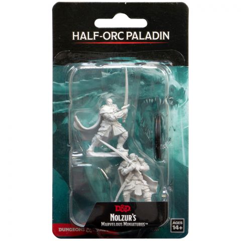 D&D Nolzur's Marvelous Miniatures: Half-Orc Paladin