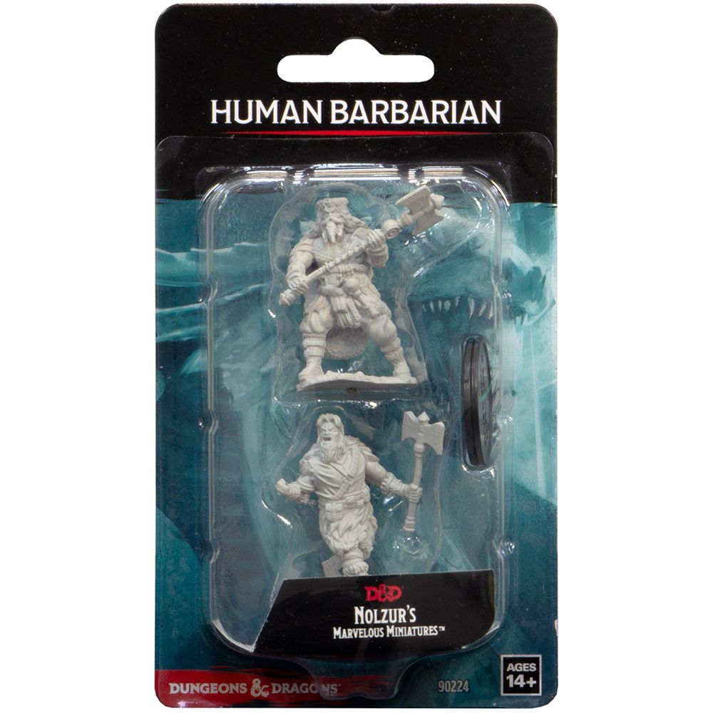 

Миниатюра WizKids, D&D Nolzur's Marvelous Miniatures: Human Barbarian Male