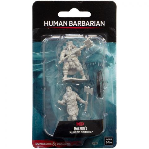 D&D Nolzur's Marvelous Miniatures: Human Barbarian Male