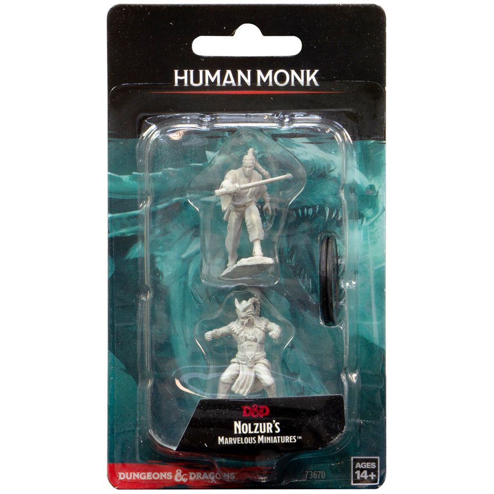 Миниатюра WizKids D&D Nolzur's Marvelous Miniatures: Human Monk Male 73670