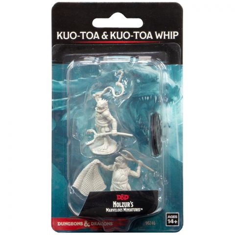 D&D Nolzur's Marvelous Miniatures: Kuo-Toa and Kuo-Toa Whip