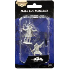 Pathfinder Battles Deep Cuts: Male Elf Sorcerer