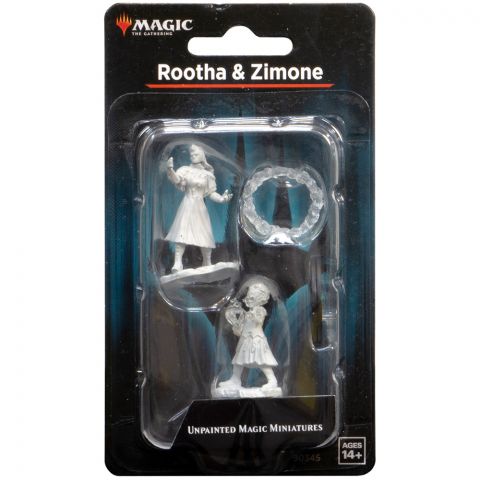 Magic: The Gathering. Miniatures: Rootha and Zimone