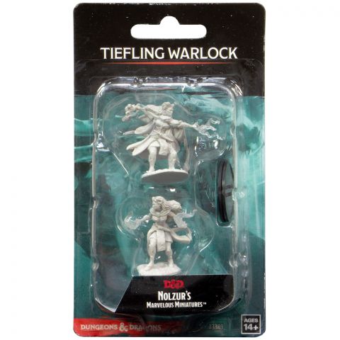 D&D Nolzur's Marvelous Miniatures: Female Tiefling Warlock