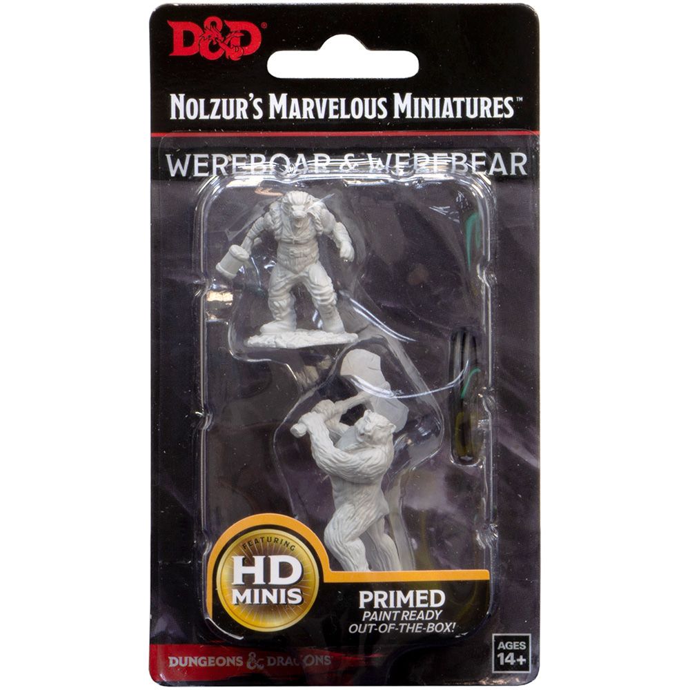 Миниатюра WizKids D&D Nolzur's Marvelous Miniatures: Wereboar and Werebear 73715