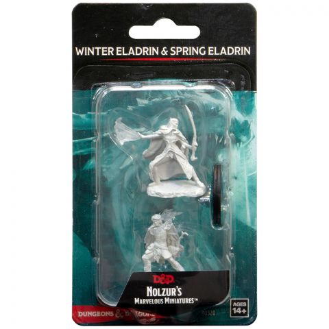 D&D Nolzur's Marvelous Miniatures: Winter Eladrin and Spring Eladrin