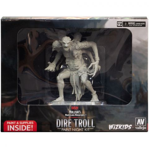 D&D Nolzur's Marvelous Miniatures: Dire Troll Paint Night Kit