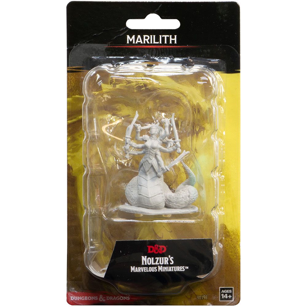 Миниатюра WizKids D&D Nolzur's Marvelous Неокрашенные Миниатюры: Марилит 90198