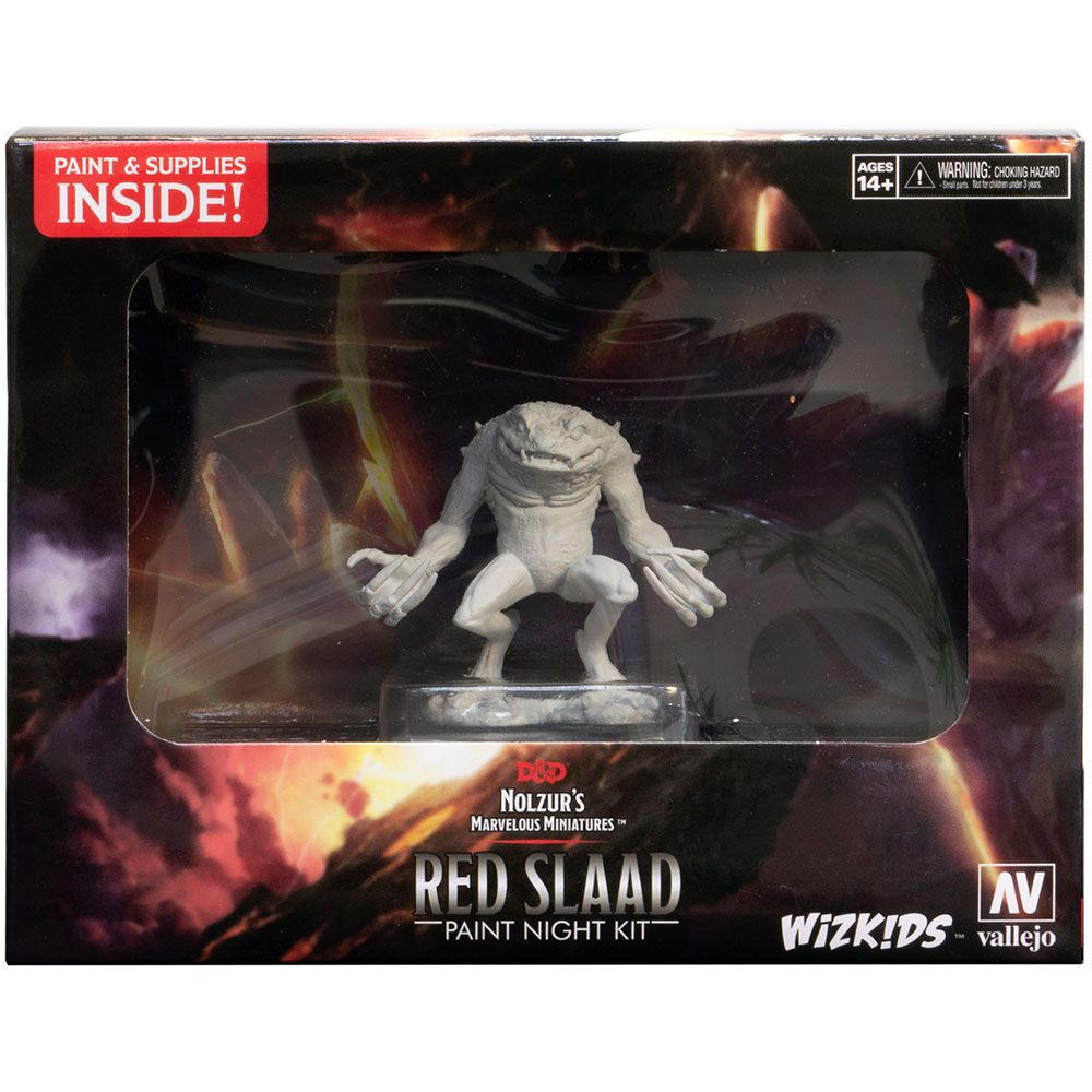 

Миниатюра WizKids, D&D Nolzur's Marvelous Miniatures: Red Slaad Paint Night Kit