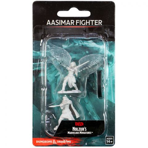 D&D Nolzur's Marvelous Miniatures: Aasimar Fighter (женщина)