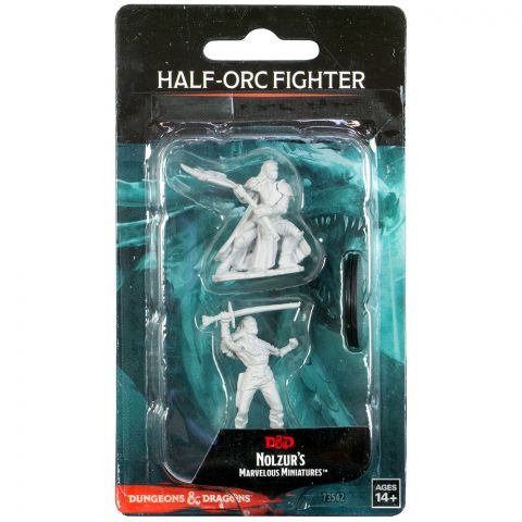 D&D Nolzur's Marvelous Miniatures: Half-Orc Fighter