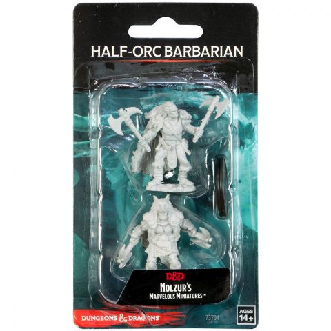 D&D Nolzur's Marvelous Miniatures: Half-Orc Barbarian (мужчина)