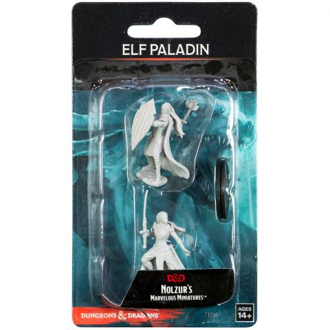 D&D Nolzur's Marvelous Miniatures: Elf Paladin (женщина)